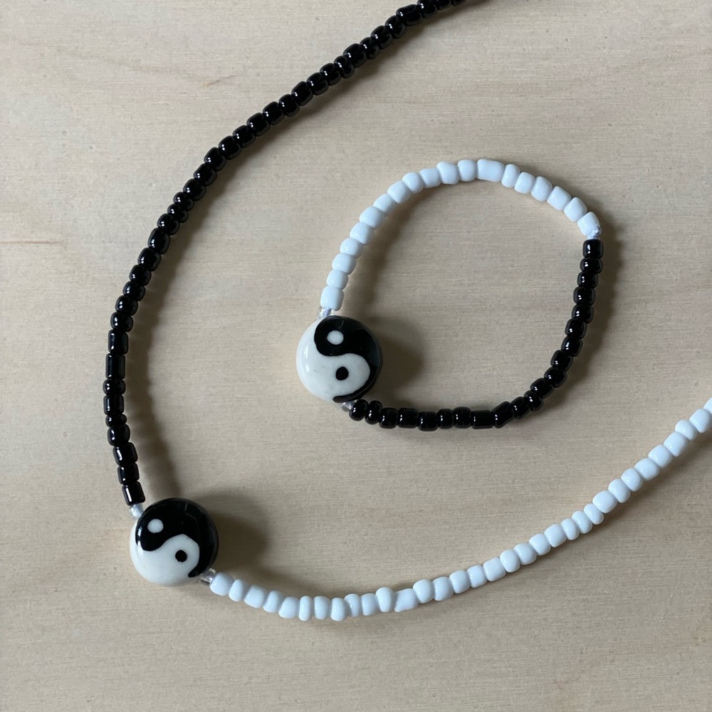 Split Yin Yang Bracelet | Handmade